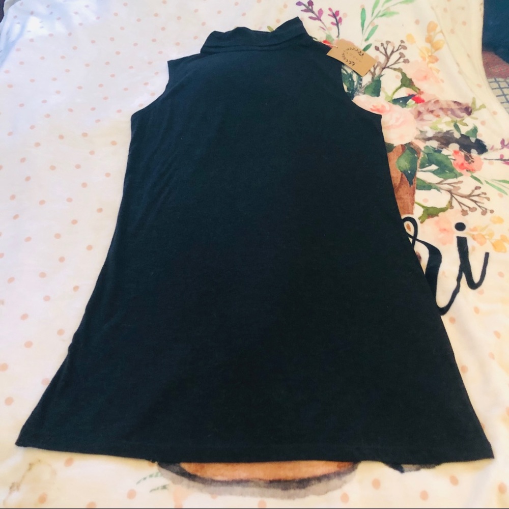 Apogee - Black turtle neck dress